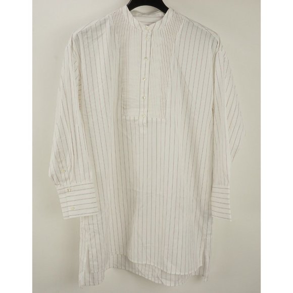 J.CREW Dresses & Skirts - New Thomas Mason x J.Crew Tunic Shirt Dress Women's Size S White & Red Stripe